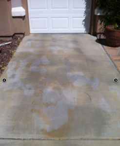 rust stains removing concrete spot remove