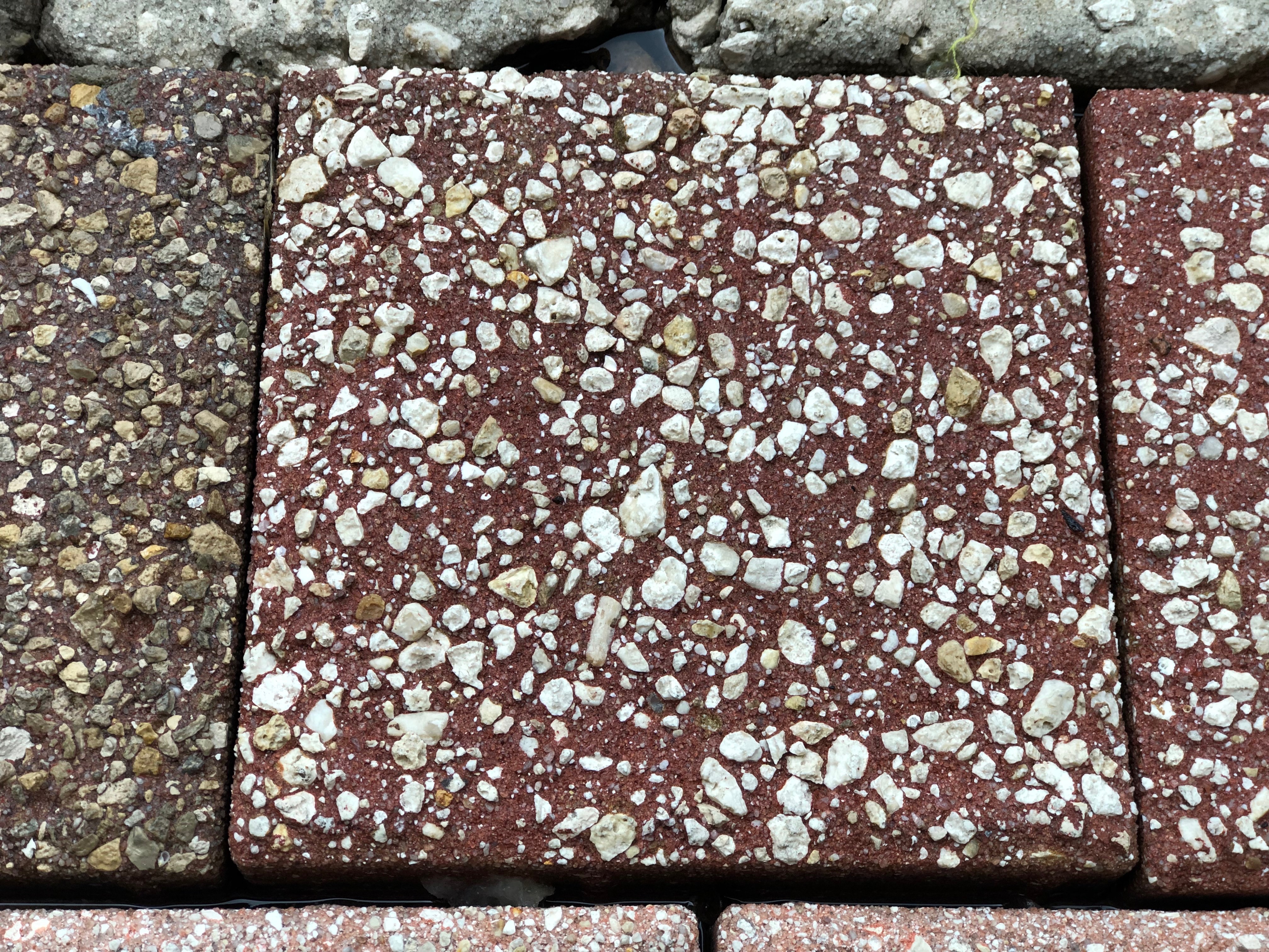 Paver showing signs of wear