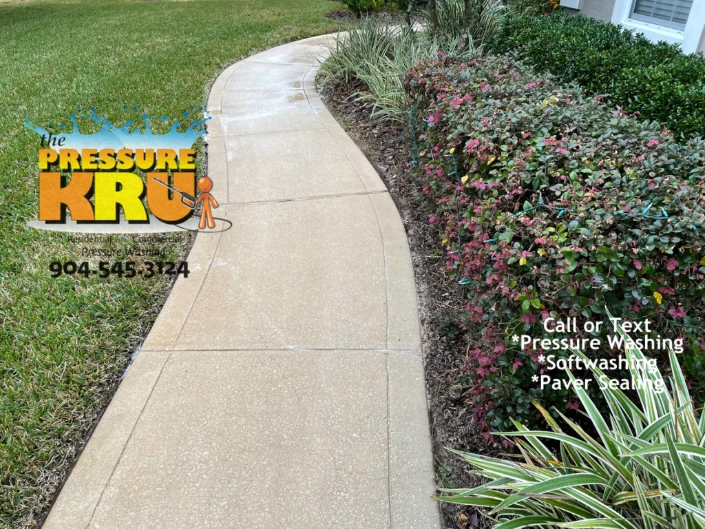 Elevated Planter Beds Create perfect habitat for dirty Concrete in St. Johns, FL