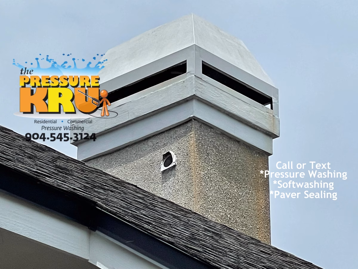 Coquina exterior cleaning near Switzerland, FL after removing dirt and algae buildup