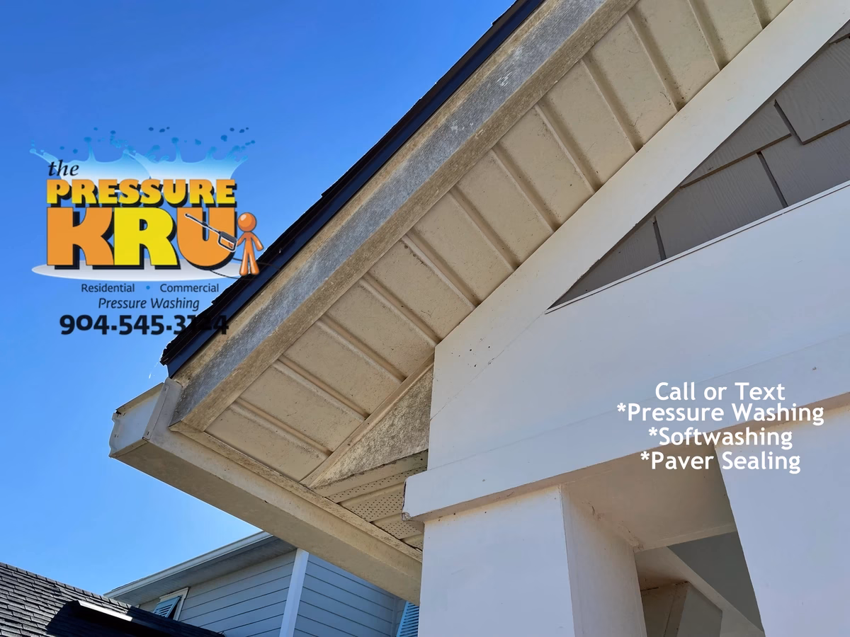 Pressure Washing home exterior in Lake Pointe Neighborhood near Windsor Parke.