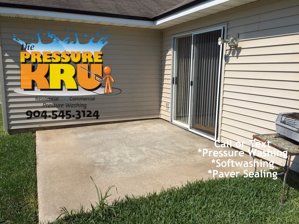 Professional vinyl siding after cleaning removing mildew in Fleming Island FL
