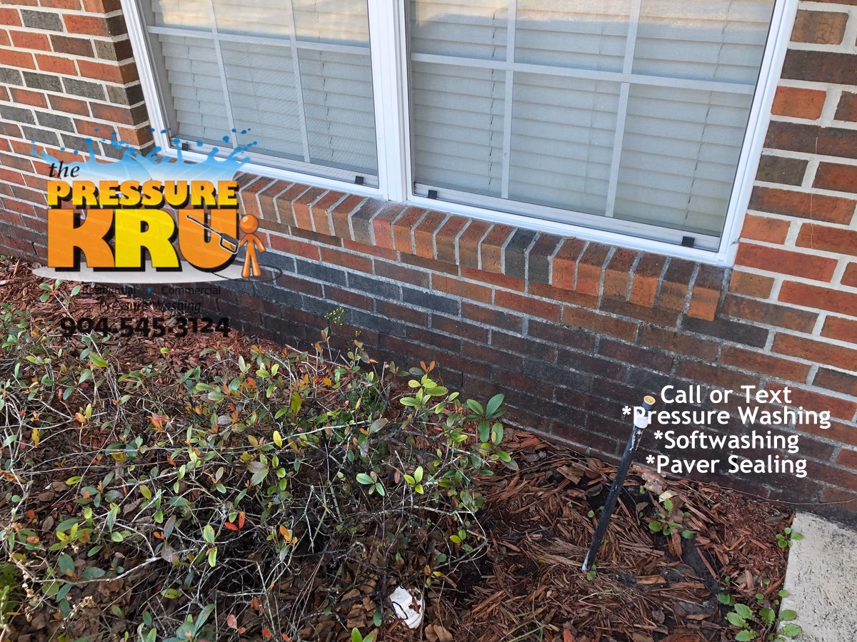 Professional brick exterior cleaning service near Jacksonville FL