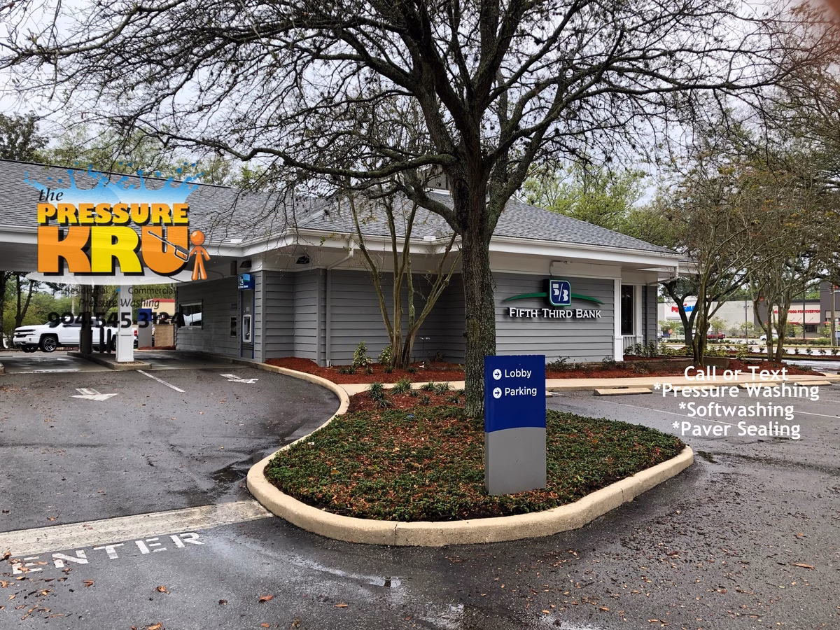 Concrete curb and gutter cleaning in Mandarin, FL after