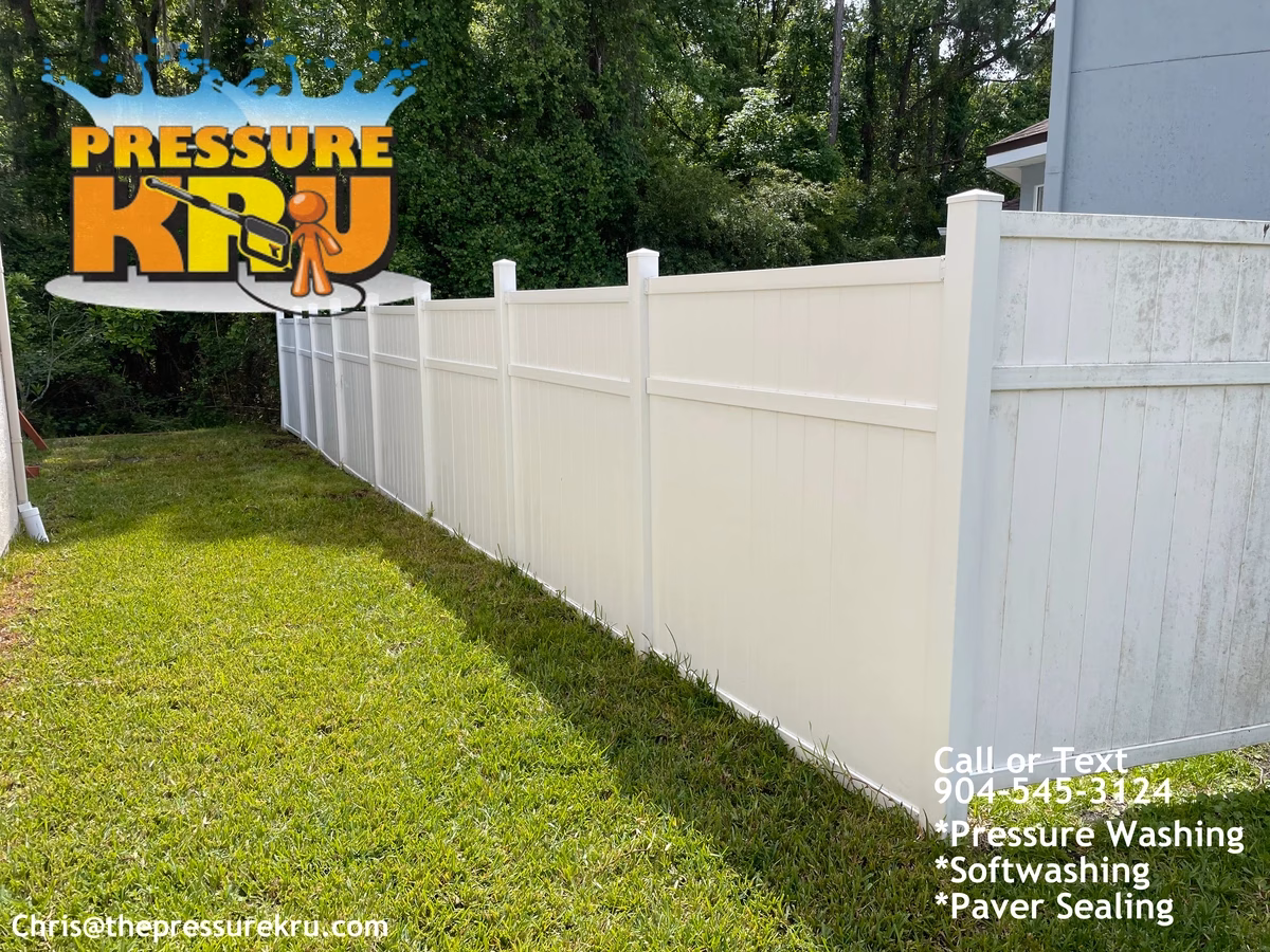 Fence Rust removal after cleaning in Aberdeen